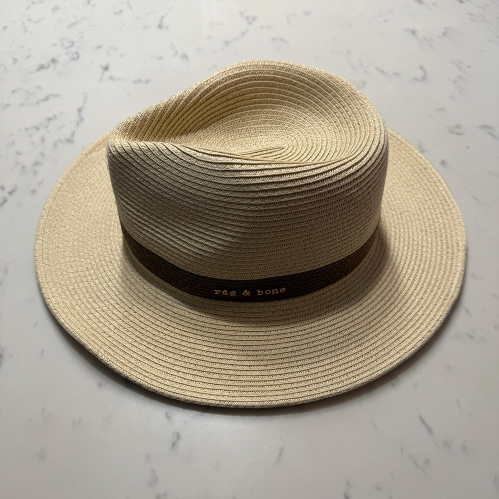 Rag & Bone City Straw Fedora